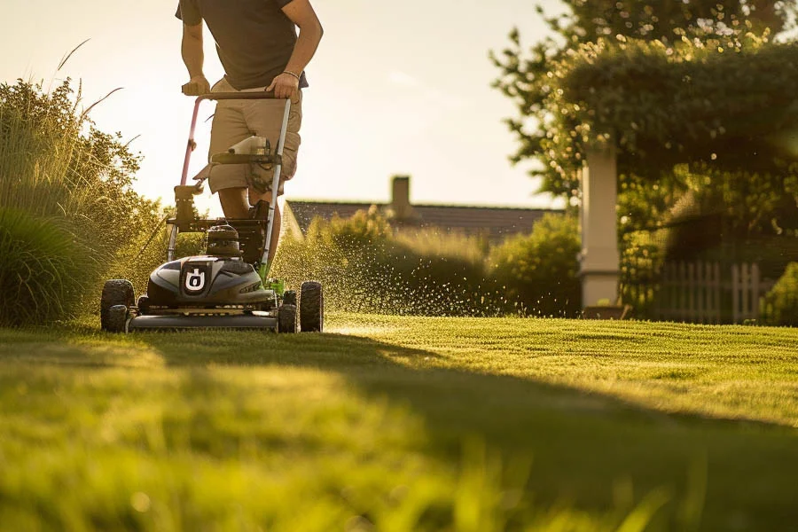 compact push mower