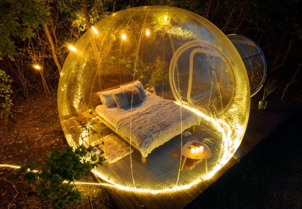 outdoor inflatable bubble tent